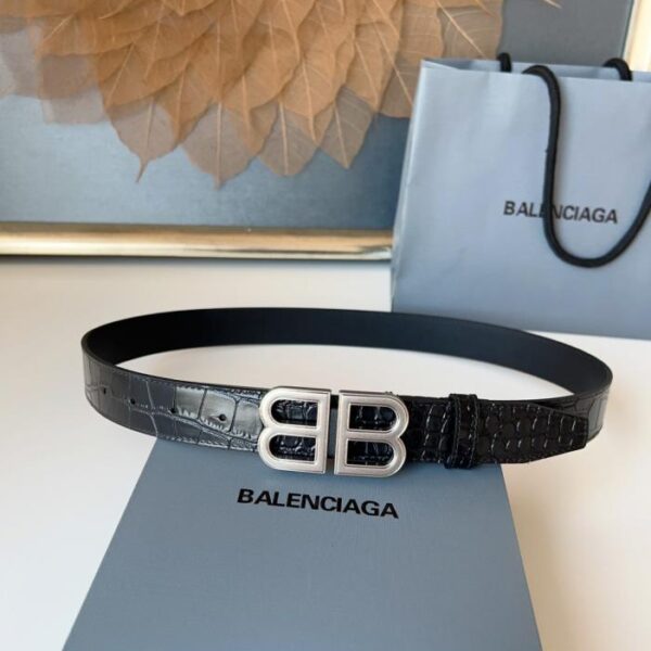 réplica,joyas,joyería,1:1,replica,fake,lujo,barato Bolso Balenciaga de piel de becerro importada de 3,0 cm de ancho con herrajes vintage de cobre puro (7METI)