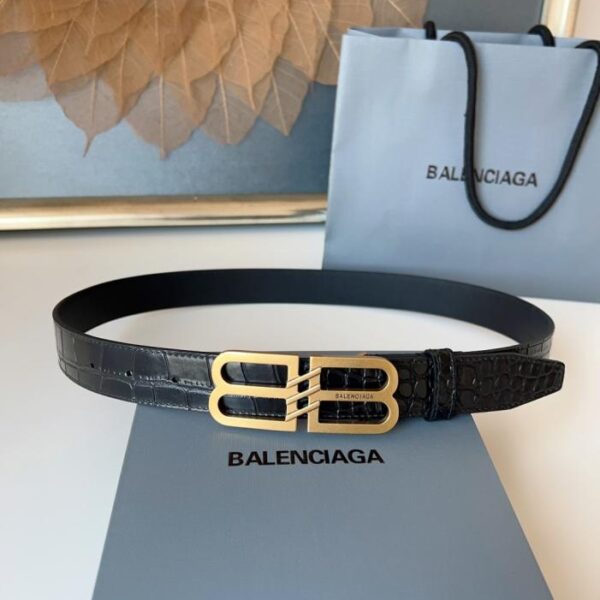réplica,joyas,joyería,1:1,replica,fake,lujo,barato Bolso Balenciaga de piel de becerro importada de 3,0 cm de ancho con herrajes vintage de cobre puro (8DGK8)