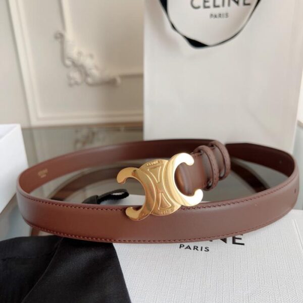 réplica,joyas,joyería,1:1,replica,fake,lujo,barato Cinturón de mujer CELINE, 2,4 cm de ancho, cosido a mano (RKW6Z)