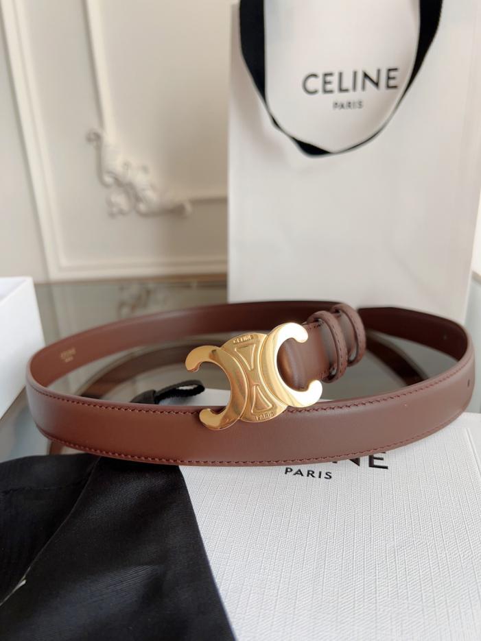 réplica,joyas,joyería,1:1,replica,fake,lujo,barato réplica,joyas,joyería,1:1,replica,fake,lujo,barato Cinturón de mujer CELINE, 2,4 cm de ancho, cosido a mano (RKW6Z)