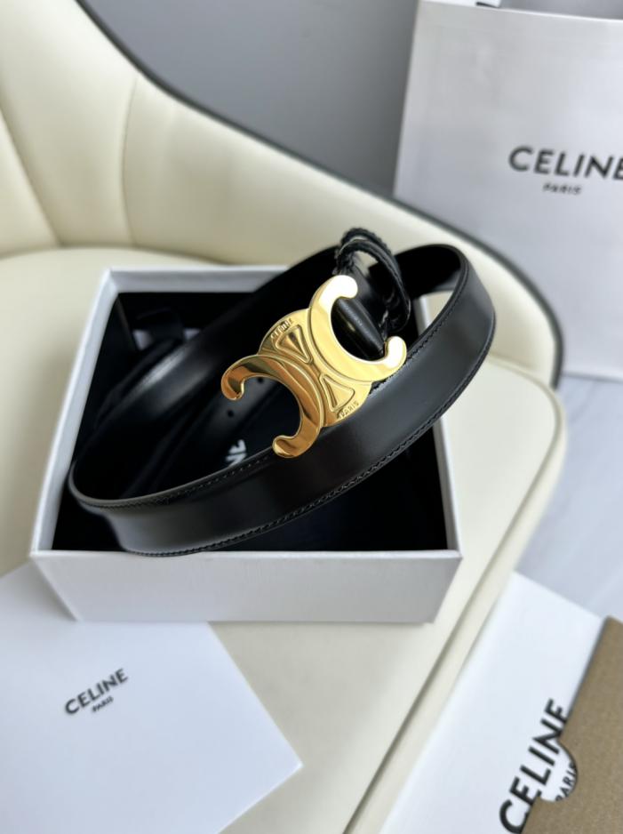 réplica,joyas,joyería,1:1,replica,fake,lujo,barato réplica,joyas,joyería,1:1,replica,fake,lujo,barato Reloj Celine original para mujer, nuevo modelo, ancho 2,5 cm, hebilla de latón Arco del Triunfo, capa superior de piel de becerro (OI5M5)