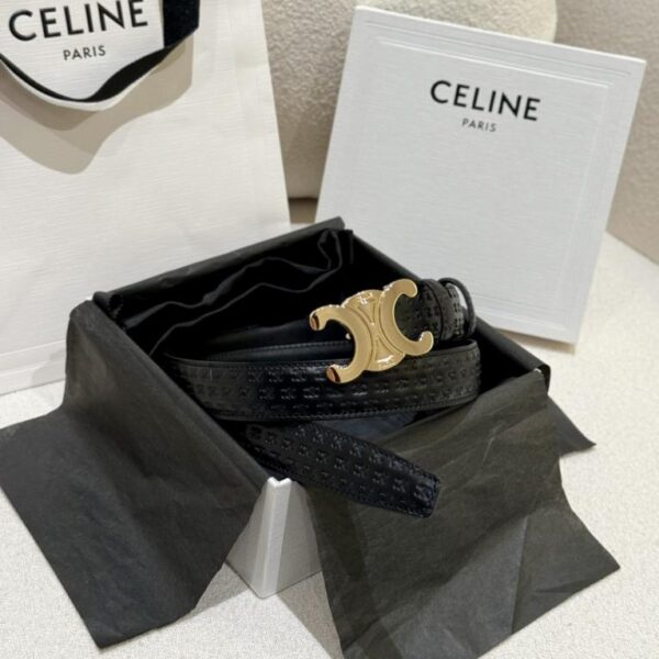 réplica,joyas,joyería,1:1,replica,fake,lujo,barato Cinturón Celine para mujer (2,5 cm, D2455)
