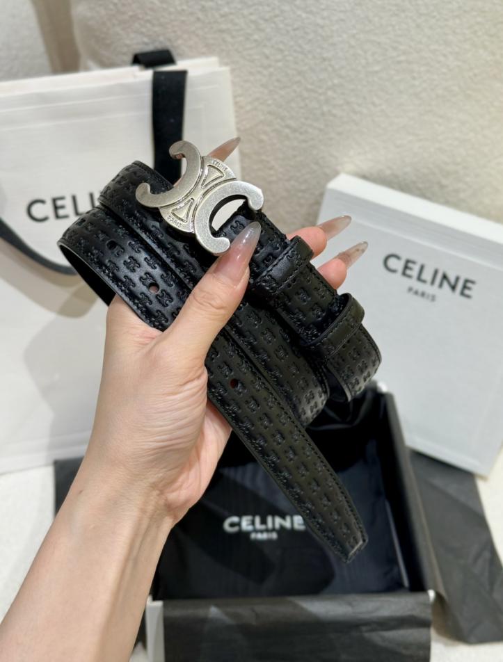 réplica,joyas,joyería,1:1,replica,fake,lujo,barato réplica,joyas,joyería,1:1,replica,fake,lujo,barato Cinturón Celine para mujer (2,5 cm GSXSV)