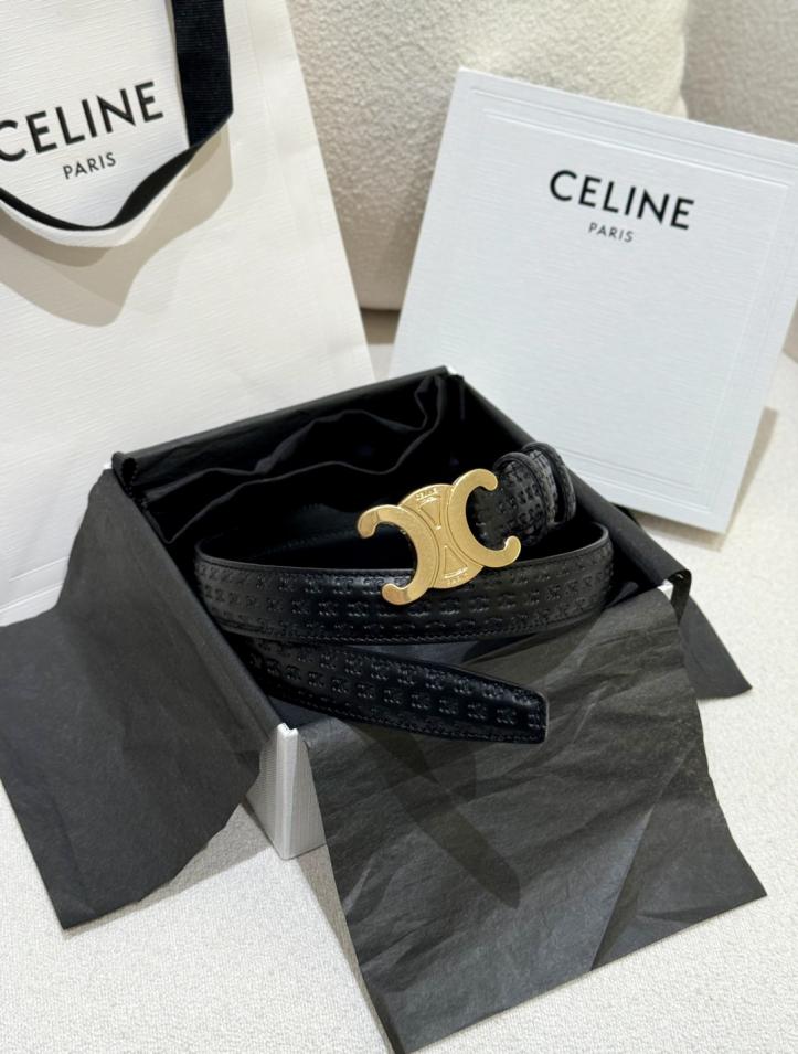 réplica,joyas,joyería,1:1,replica,fake,lujo,barato réplica,joyas,joyería,1:1,replica,fake,lujo,barato Cinturón Celine para mujer (2,5 cm) (H5BH9)