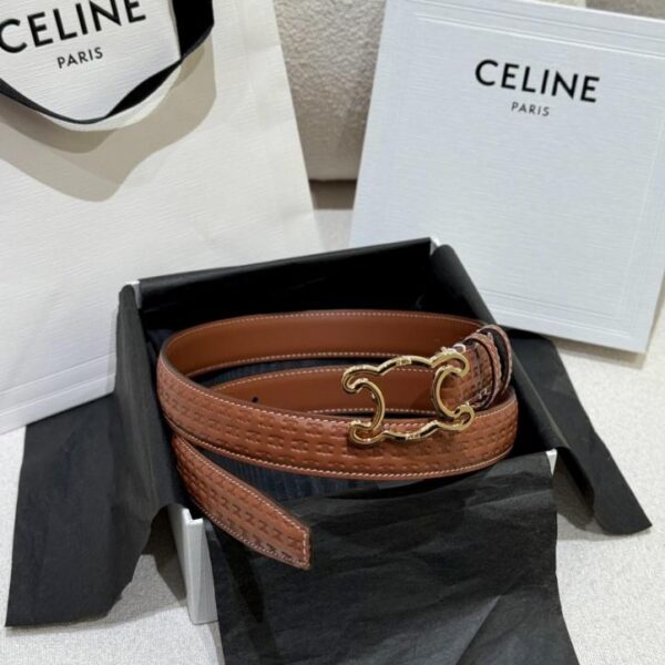 réplica,joyas,joyería,1:1,replica,fake,lujo,barato Cinturón Celine para mujer (2,5 cm) (OCF30)