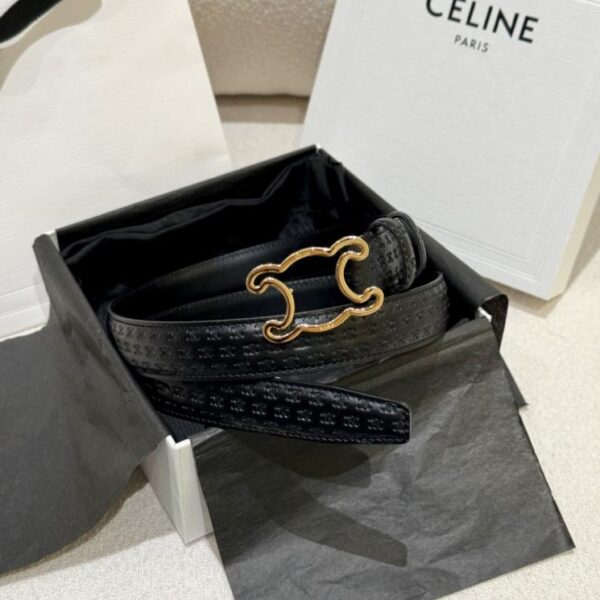 réplica,joyas,joyería,1:1,replica,fake,lujo,barato Cinturón Celine para mujer (2,5 cm) (Z47GS)