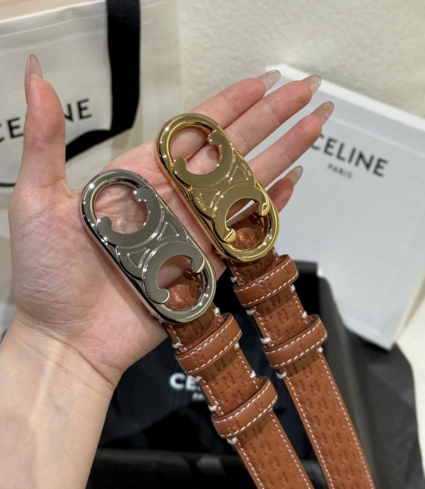réplica,joyas,joyería,1:1,replica,fake,lujo,barato réplica,joyas,joyería,1:1,replica,fake,lujo,barato Cinturón Celine para mujer (2,5 cm, RQMUQ)