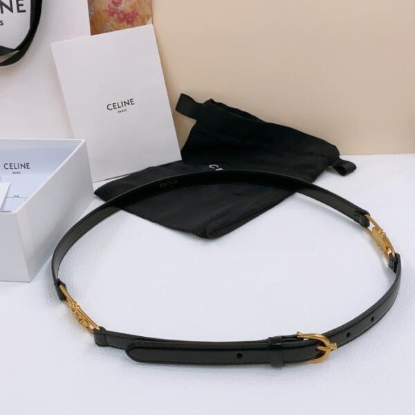 réplica,joyas,joyería,1:1,replica,fake,lujo,barato Cinturón de piel de vaca CRÉCY Horsebit (TG8IU)