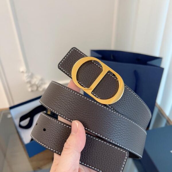 réplica,joyas,joyería,1:1,replica,fake,lujo,barato DIOR Bolso de mano de piel auténtica francesa color café y negro, 3,5 cm (T9JEX)