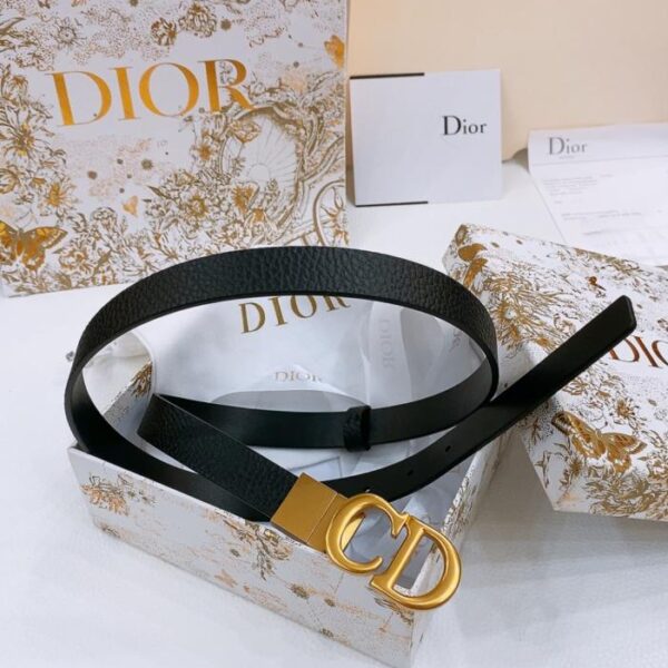 réplica,joyas,joyería,1:1,replica,fake,lujo,barato Cinturón Dior Saddle Belt reversible con herrajes giratorios de 2,0 cm (6XAGF)