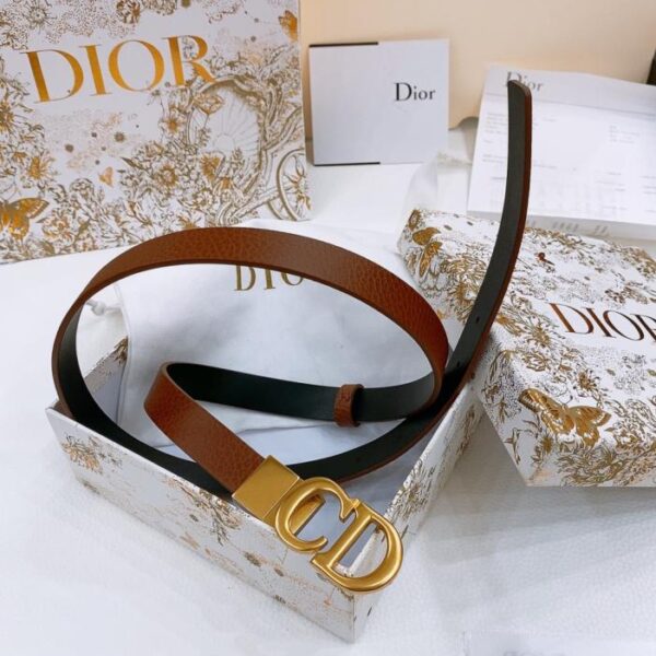 réplica,joyas,joyería,1:1,replica,fake,lujo,barato Cinturón Dior Saddle Belt reversible con herrajes giratorios de 2,0 cm (F3Y2U)