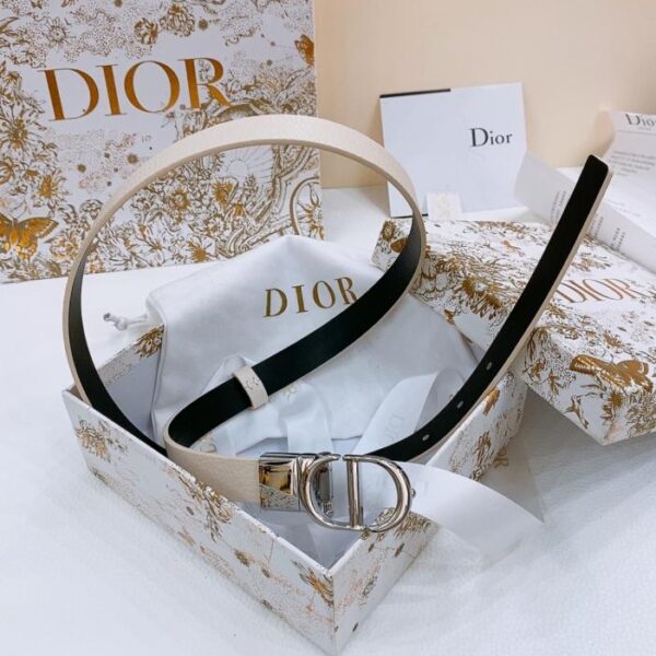réplica,joyas,joyería,1:1,replica,fake,lujo,barato Cinturón Dior Saddle Belt reversible con herrajes giratorios de 2,0 cm (RKN0R)