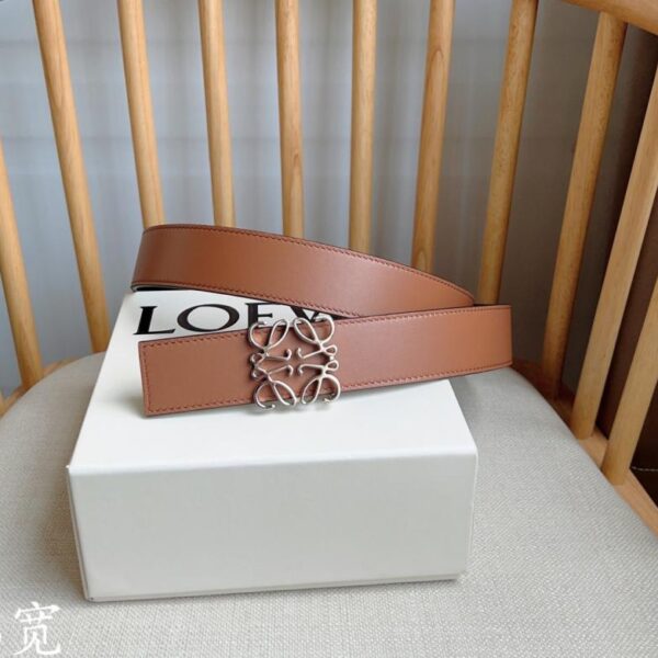 réplica,joyas,joyería,1:1,replica,fake,lujo,barato Cinturón LOEWE de estilo moderno con ancho de 3,5 cm (6Y9XA)