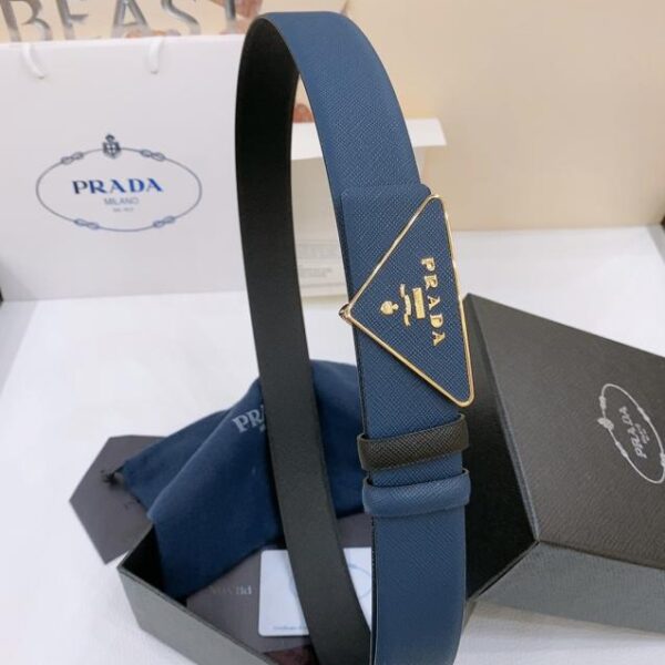 réplica,joyas,joyería,1:1,replica,fake,lujo,barato Cinturón con hebilla de 3,5 cm, último modelo de PRADA (ZXBY5)