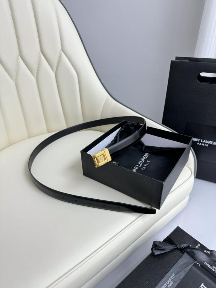 réplica,joyas,joyería,1:1,replica,fake,lujo,barato réplica,joyas,joyería,1:1,replica,fake,lujo,barato Cinturón de mujer Saint Laurent con hebilla galvanizada en oro auténtico, fabricado en Italia, 2,0 cm (IHWG5)
