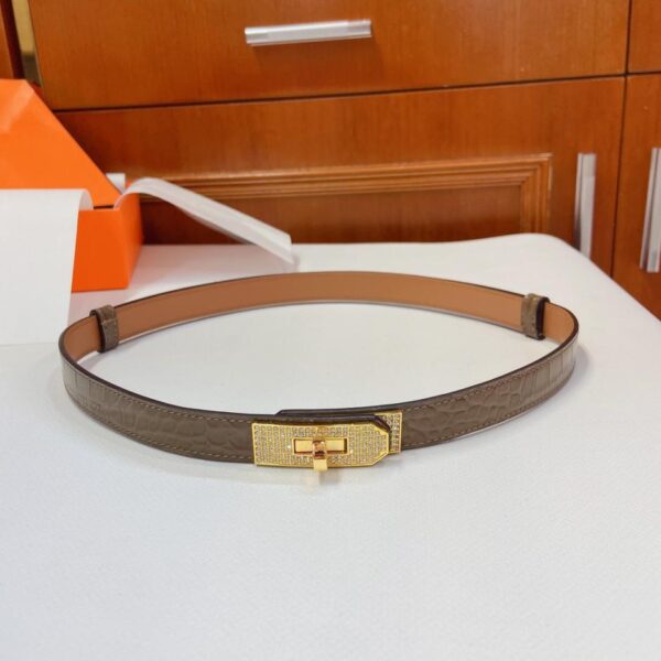 réplica,joyas,joyería,1:1,replica,fake,lujo,barato Cinturón HERMES Kelly de 18 mm (C77FR)