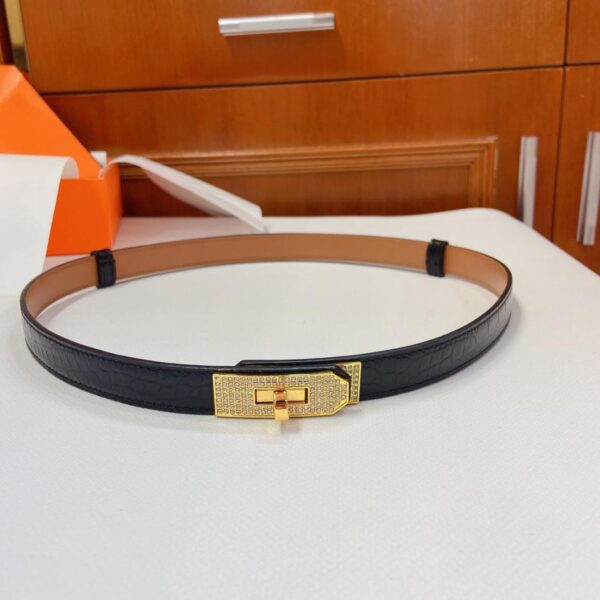 réplica,joyas,joyería,1:1,replica,fake,lujo,barato Cinturón HERMES Kelly de 18 mm (HV85G)
