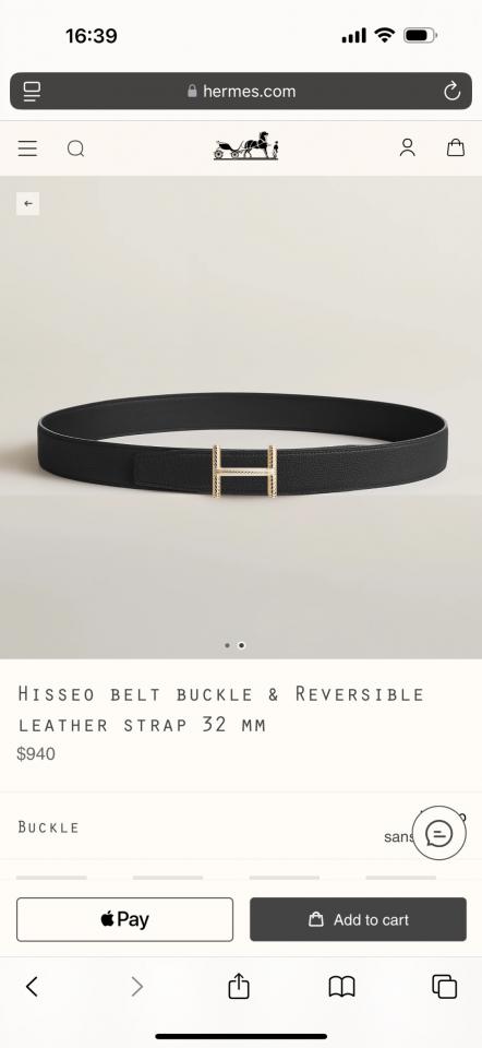 réplica,joyas,joyería,1:1,replica,fake,lujo,barato réplica,joyas,joyería,1:1,replica,fake,lujo,barato Cinturón Hermès para hombre Hisseo Belt-Togo-32 mm (PCWL8)