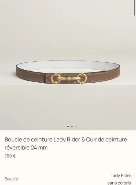 réplica,joyas,joyería,1:1,replica,fake,lujo,barato Nuevo hardware boutique Lady Rider con cuero Epsom importado, ancho de 24 mm, cinturón de mujer Hermes con (RSGXO)
