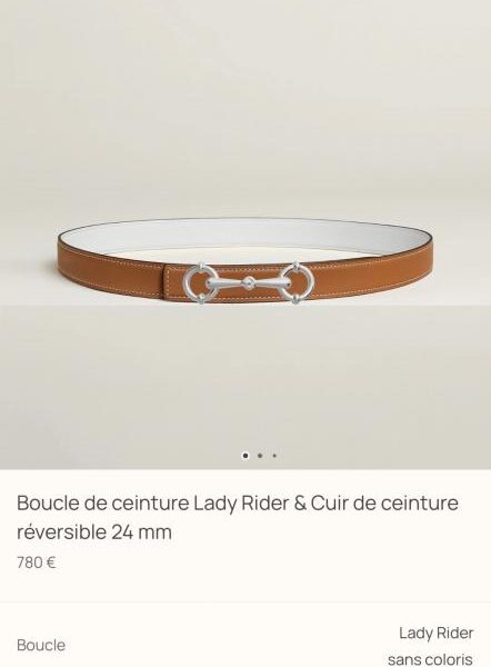 réplica,joyas,joyería,1:1,replica,fake,lujo,barato Nuevo hardware boutique Lady Rider con cuero Epsom importado, ancho de 24 mm, cinturón de mujer Hermes con (TR7X4)