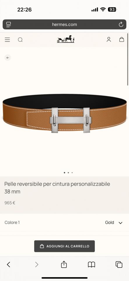 réplica,joyas,joyería,1:1,replica,fake,lujo,barato réplica,joyas,joyería,1:1,replica,fake,lujo,barato Cinturón Hermes JUMPING para hombre (BEEY3) con herrajes de primera calidad y cuero Epsom importado en negro y marrón dorado, 38 mm de ancho