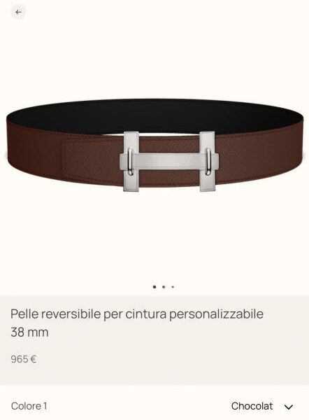 réplica,joyas,joyería,1:1,replica,fake,lujo,barato Herrajes premium Hermes JUMPING con cuero Epsom importado negro y rojo sillín de 38 mm de ancho para cinturón de hombre (6GHX9)