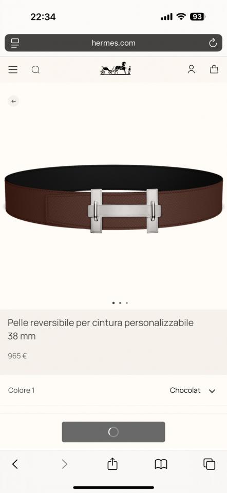 réplica,joyas,joyería,1:1,replica,fake,lujo,barato réplica,joyas,joyería,1:1,replica,fake,lujo,barato Herrajes premium Hermes JUMPING con cuero Epsom importado negro y rojo sillín de 38 mm de ancho para cinturón de hombre (6GHX9)