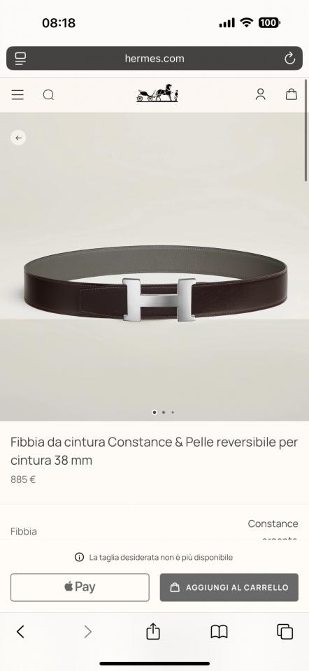 réplica,joyas,joyería,1:1,replica,fake,lujo,barato réplica,joyas,joyería,1:1,replica,fake,lujo,barato Cinturón de hombre de cuero Togo importado (gris Cumulonimbus) de 38 mm de ancho (V3J00) de Constance Boutique Hardware