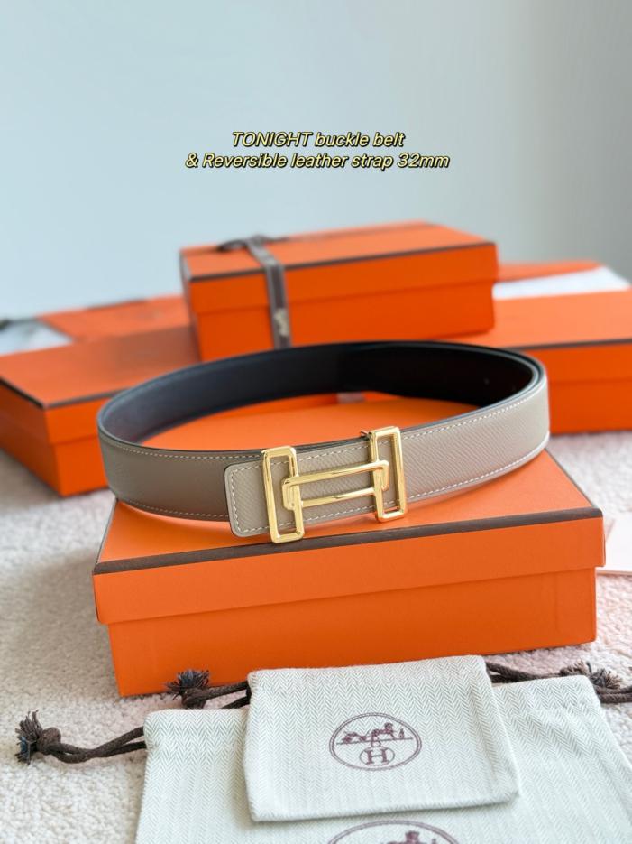 réplica,joyas,joyería,1:1,replica,fake,lujo,barato réplica,joyas,joyería,1:1,replica,fake,lujo,barato Cinturón para hombre de 32 mm con herrajes premium de TONIGHT en cuero Epsom importado (T4FHA)