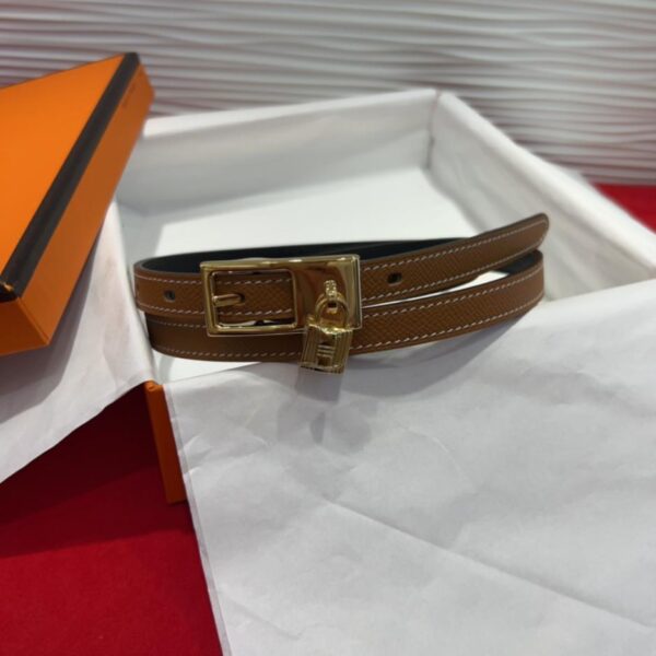 réplica,joyas,joyería,1:1,replica,fake,lujo,barato Cinturón de piel italiana Epsom original importado, con herrajes originales de Hermès, 1,7 cm (SW3GH)