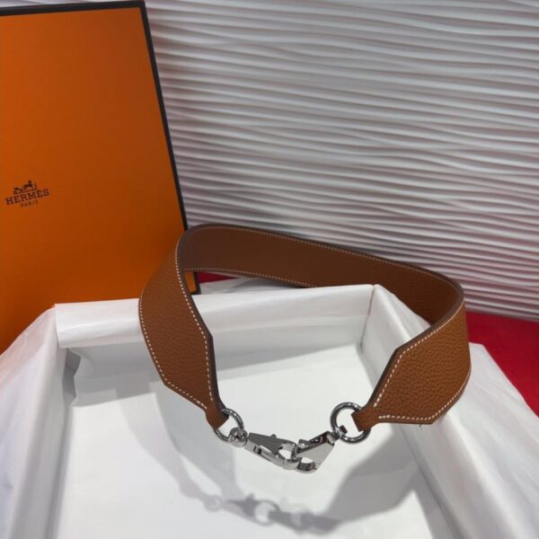 réplica,joyas,joyería,1:1,replica,fake,lujo,barato Detalles de la correa de hombro de bolsillo Kelly de Hermès Correa de hombro de piel Swift y Epsom TC (28W1M)