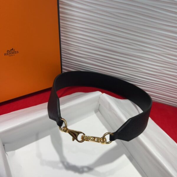 réplica,joyas,joyería,1:1,replica,fake,lujo,barato Detalles de la correa de hombro de bolsillo Kelly de Hermès Correa de hombro de piel Swift y Epsom TC (H9DJM)