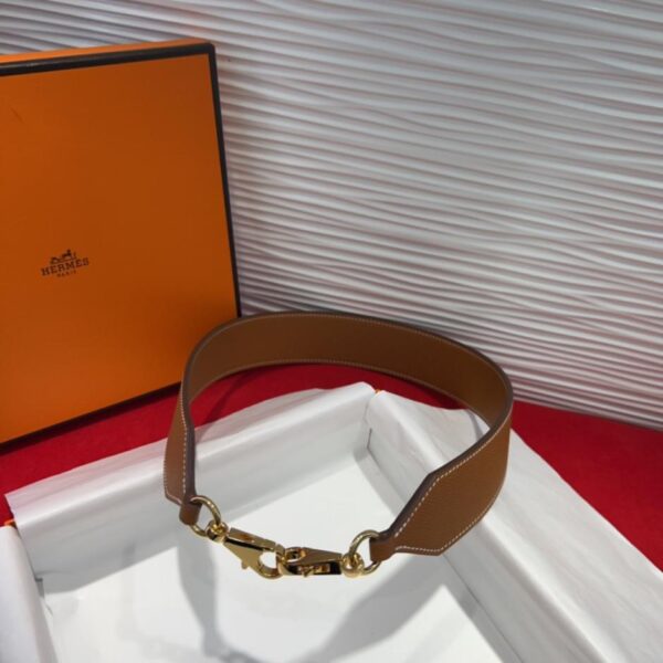 réplica,joyas,joyería,1:1,replica,fake,lujo,barato Detalles de la correa de hombro de bolsillo Kelly de Hermès de la correa de hombro de cuero Swift y Epsom TC (W1DT7)