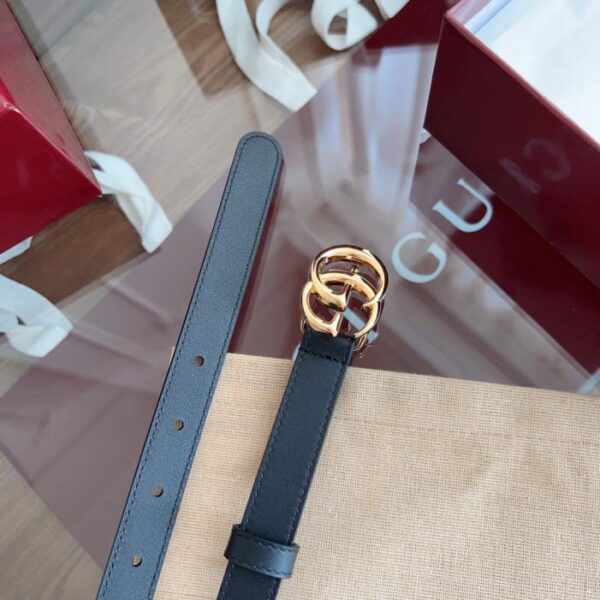 réplica,joyas,joyería,1:1,replica,fake,lujo,barato Capa superior de piel de becerro GUCCI Surface de 2,0 cm de ancho (9J4LI)