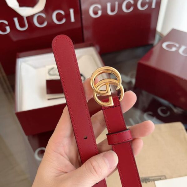 réplica,joyas,joyería,1:1,replica,fake,lujo,barato Capa superior de piel de becerro GUCCI Surface de 2,0 cm de ancho (OFA0V)