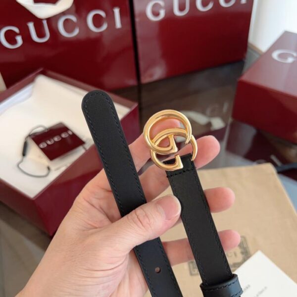 réplica,joyas,joyería,1:1,replica,fake,lujo,barato Capa superior de piel de becerro GUCCI Surface de 2,0 cm de ancho (PMGK0)