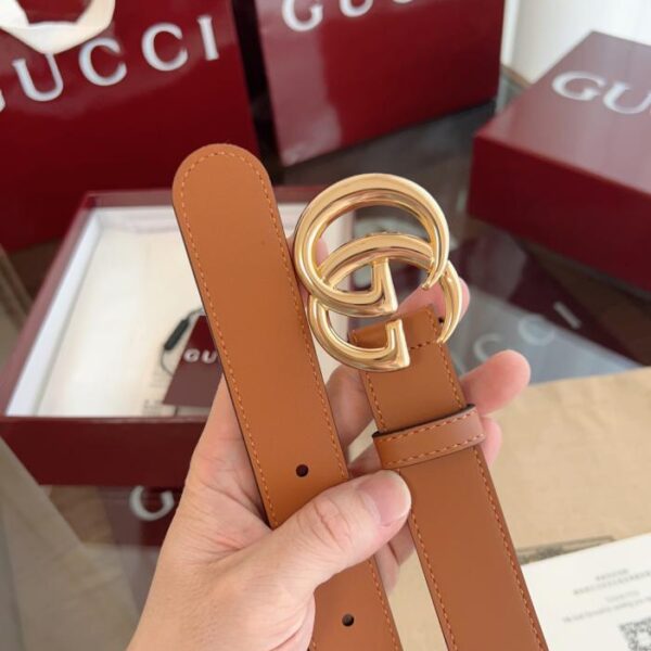 réplica,joyas,joyería,1:1,replica,fake,lujo,barato Capa superior de piel de becerro GUCCI Surface de 3,0 cm de ancho (EK2ER)