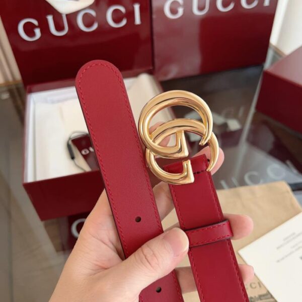 réplica,joyas,joyería,1:1,replica,fake,lujo,barato Capa superior de piel de becerro GUCCI Surface de 3,0 cm de ancho (K223N)