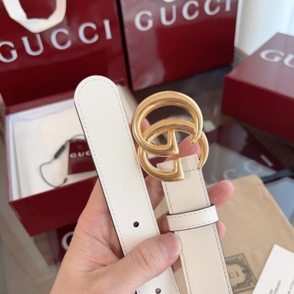 réplica,joyas,joyería,1:1,replica,fake,lujo,barato Capa superior de piel de becerro GUCCI Surface de 3,0 cm de ancho (V2C62)