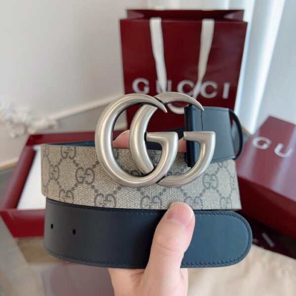 réplica,joyas,joyería,1:1,replica,fake,lujo,barato Piel de becerro GUCCI con costuras superficiales de 4,0 cm de ancho (Y6S07)