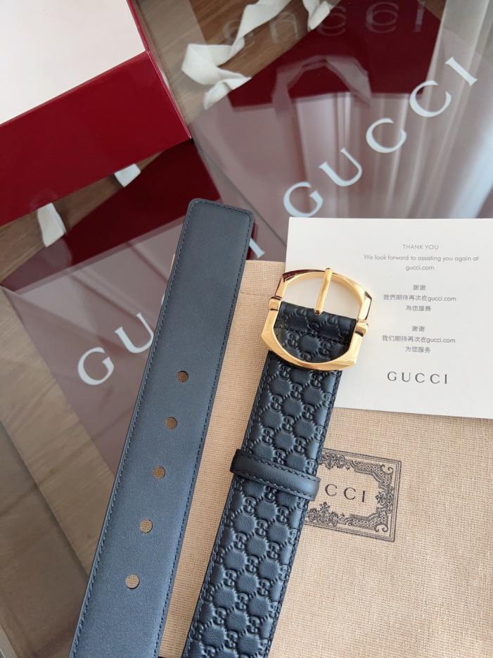 réplica,joyas,joyería,1:1,replica,fake,lujo,barato réplica,joyas,joyería,1:1,replica,fake,lujo,barato Gucci 🇫🇷Piel de vacuno negra original francesa 4,0 cm (SQEXX)