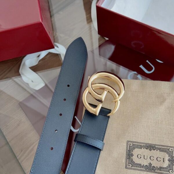 réplica,joyas,joyería,1:1,replica,fake,lujo,barato Capa superior de piel de becerro GUCCI Surface de 3,0 cm de ancho (2I4E8)