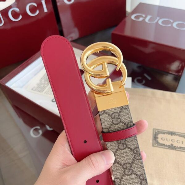 réplica,joyas,joyería,1:1,replica,fake,lujo,barato La última colección de Gucci, Angora Red, estilo 659418, 92TIN, 9257, ancho 3,7 cm (9OOHX)