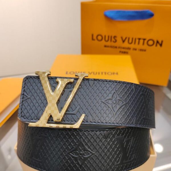 réplica,joyas,joyería,1:1,replica,fake,lujo,barato Cinturón para hombre LOUIS VUITTON, ancho 4,0 cm (GMSQD)
