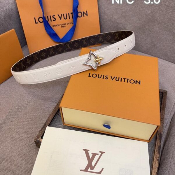 réplica,joyas,joyería,1:1,replica,fake,lujo,barato Cinturón reversible Louis Vuitton de 3,0 cm (NRNFQ)