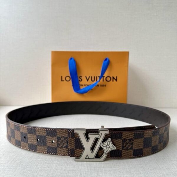 réplica,joyas,joyería,1:1,replica,fake,lujo,barato Cinturón de doble cara con flores LV (6 oz)