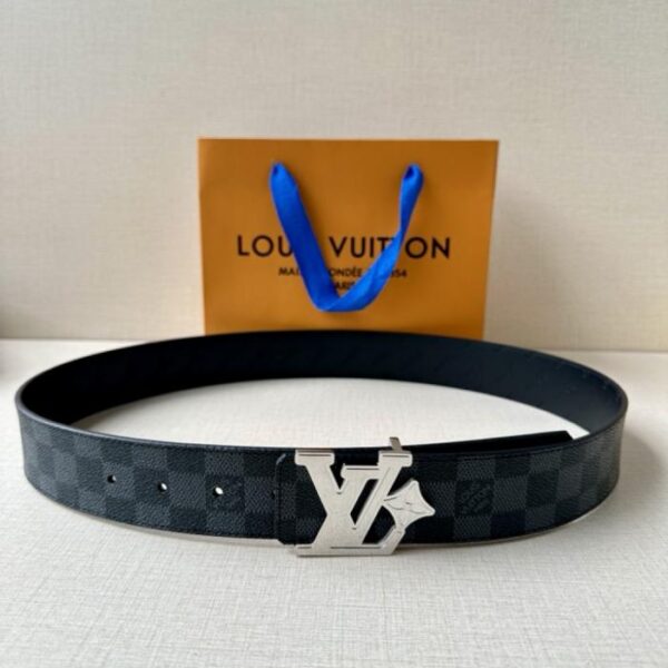 réplica,joyas,joyería,1:1,replica,fake,lujo,barato Cinturón de doble cara con flores LV (YGU0B)