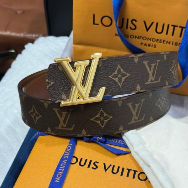 réplica,joyas,joyería,1:1,replica,fake,lujo,barato Bolso Louis Vuitton M8846 con monograma negro, ancho de 4,0 cm, nueva hebilla LV de la boutique (0IKF3)