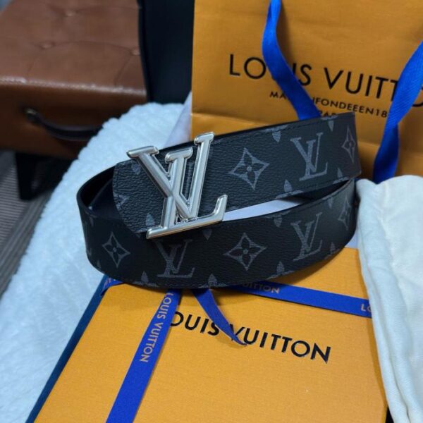 réplica,joyas,joyería,1:1,replica,fake,lujo,barato Bolso Louis Vuitton M8846 con monograma negro, ancho de 4,0 cm, nueva hebilla LV de boutique (XBGS4)