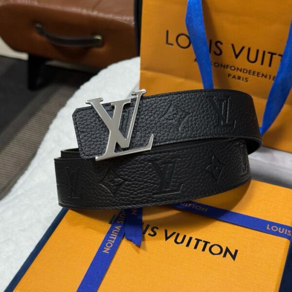 réplica,joyas,joyería,1:1,replica,fake,lujo,barato Bolso Louis Vuitton reversible Lychee Togo de 4,0 cm de ancho con hebilla LV de lujo (EHO8N)